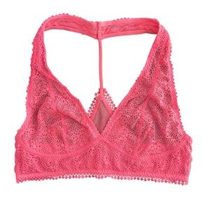 Victoria’s Secret pink lace Bralette Size Large